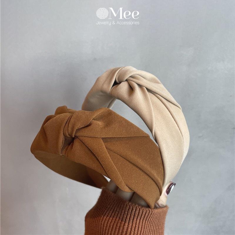 Băng đô cài tóc vải cho nữ loại bản to - A0320