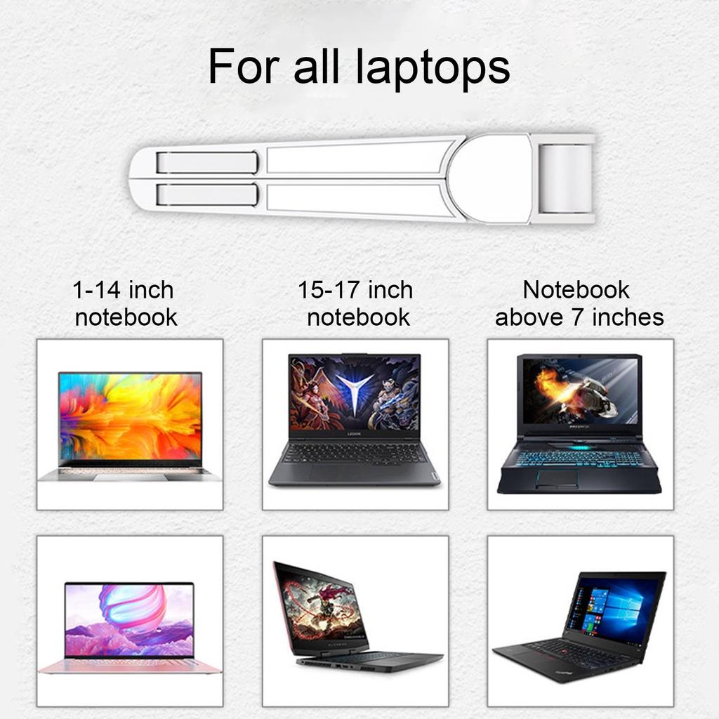 Giá đỡ laptop bằng ABS thiết kế tản nhiệt nhiều góc tiện dụng