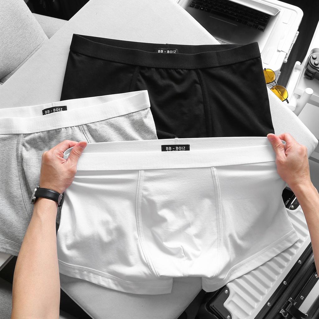 Quần lót nam boxer vải cotton thoáng khí, co giãn cao cấp bigsize 80 - 140kg
