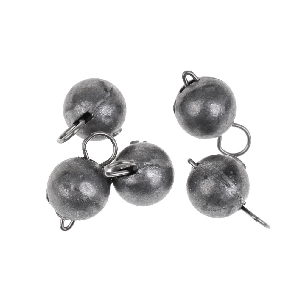 5 Pieces 2/3/5/7/10g Lead Sinker Head Hook Jigs Bait Fishing Hooks for Soft Lure Fishing Tackle