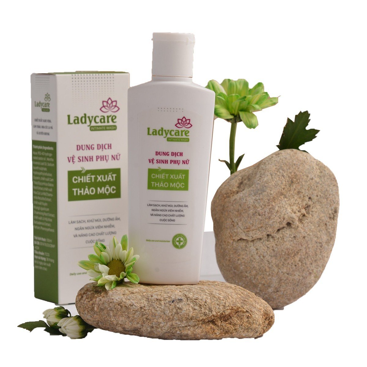 Gel vệ sinh phụ nữ Ladycare 100ml chiết xuất thảo mộc hỗ trợ dưỡng ẩm, làm sạch, mùi thơm dễ chịu - Lady &amp; Men Viet Nam
