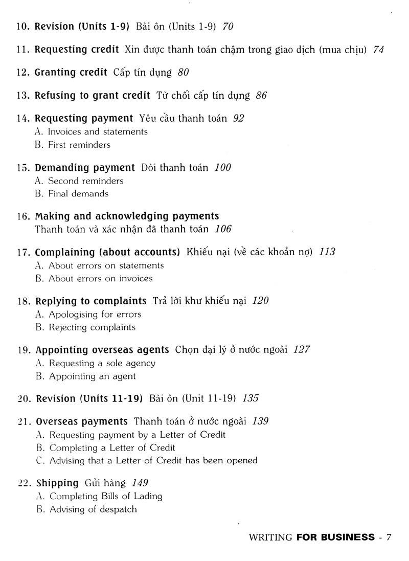 Luyện Kỹ Năng Viết Thư Tín Thương Mại - Writing For Business