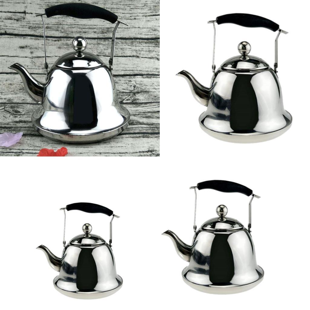 Tea Kettle Stainless Steel Teapot for Tea Coffee Fast Boiling 1L