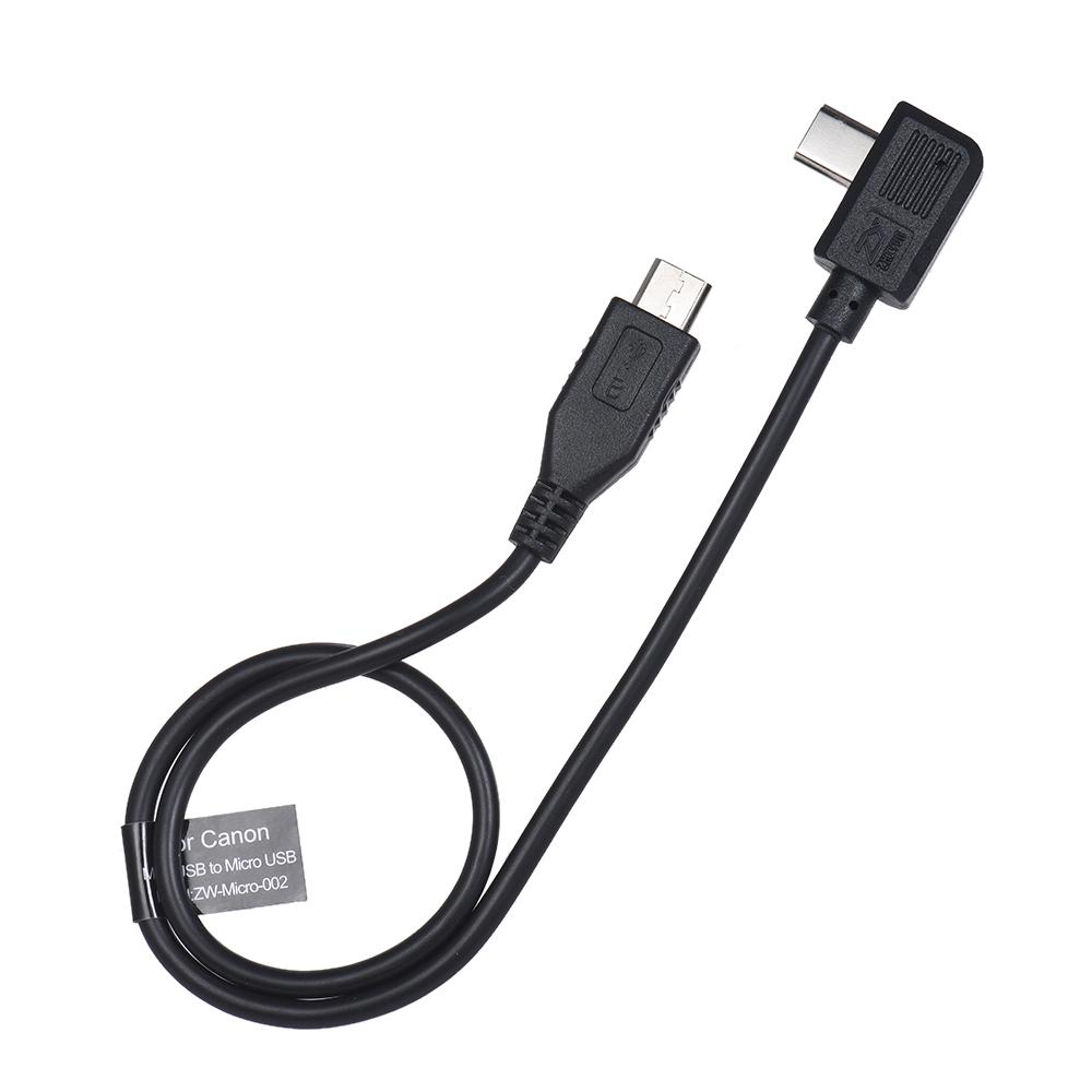 Cáp điều khiển máy ảnh Zhiyun Crane 2 Hỗ trợ Zoom màn trập cho Canon EOS Series Cổng Micro USB - Macro USB