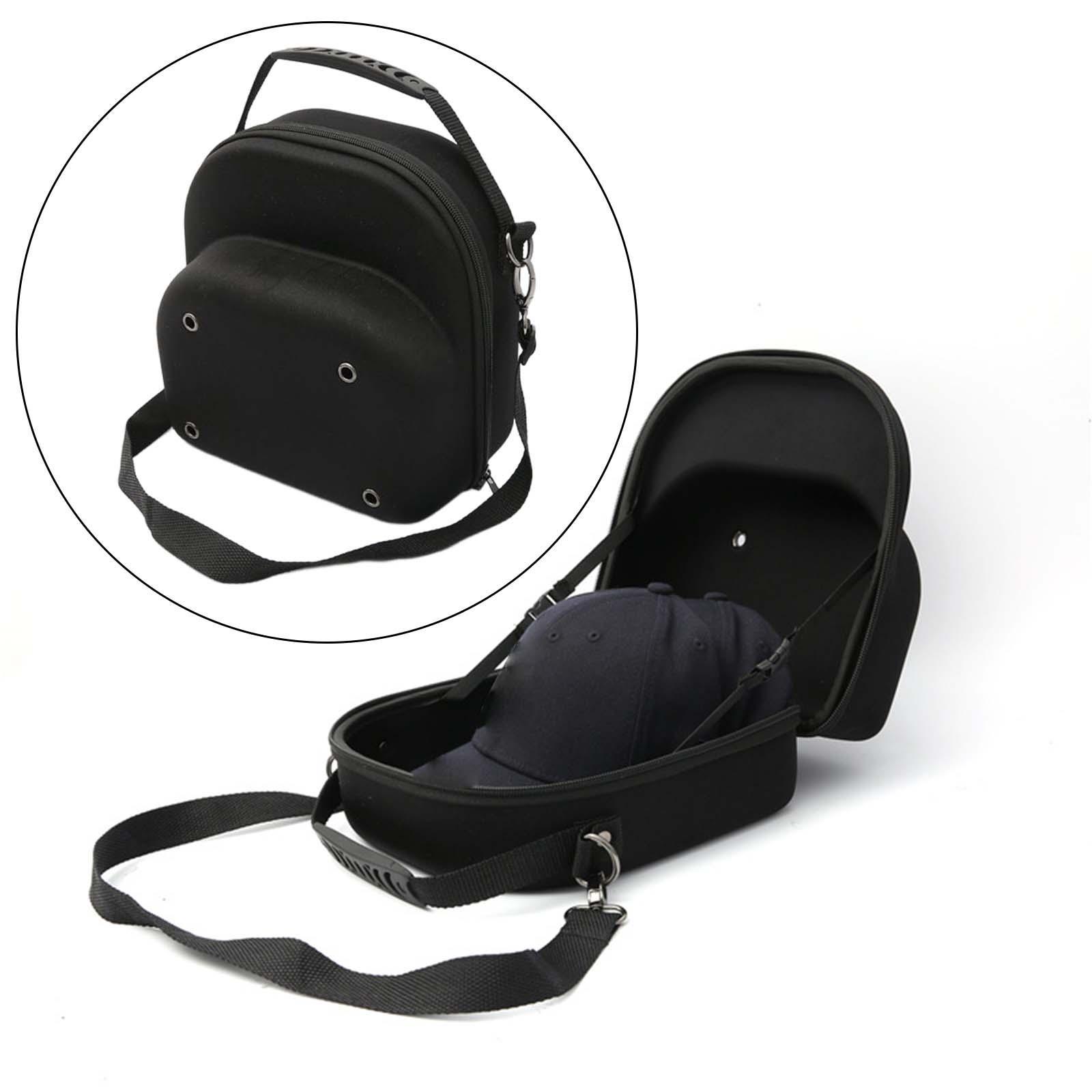 Portable Hat Travel Case Adjustable Hard Sheel Easy to Carry Hat Display Holder EVA Durable Storage Bag Organizer Handbag for Home