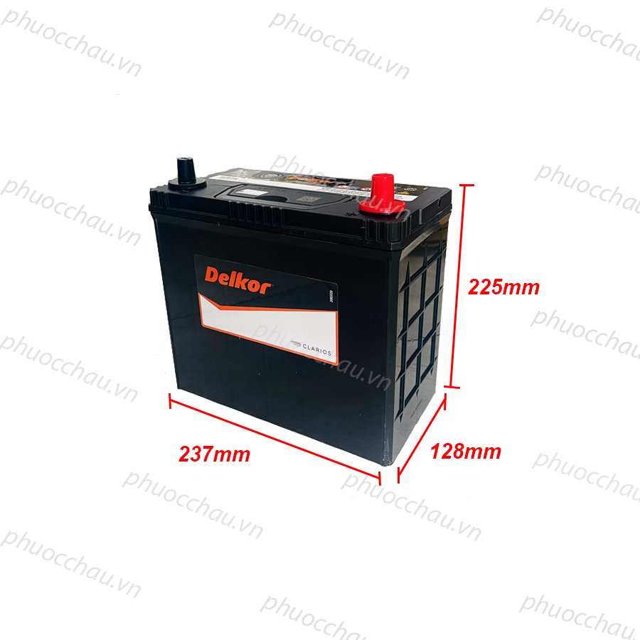 Ắc Quy Delkor 46B24L/LS (12V - 45Ah)
