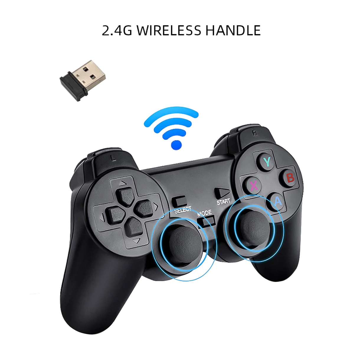 Hình ảnh Bộ máy game stick 4K PS3000 tay cầm không dây - Máy chơi game điện tử HDMI hai người chơi kết nối TV 32G/64G Máy chơi game khác tay cầm joystick - Tặng file game đua xe thú.