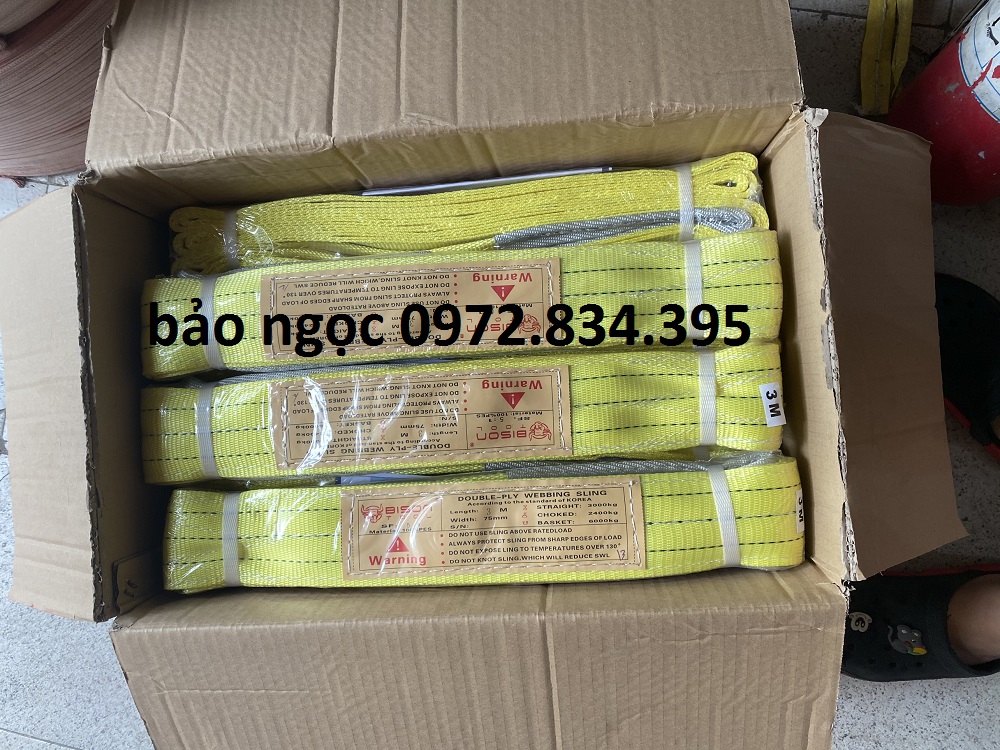 Dây bẹ cẩu hàng 3 tấn dài 6 mét