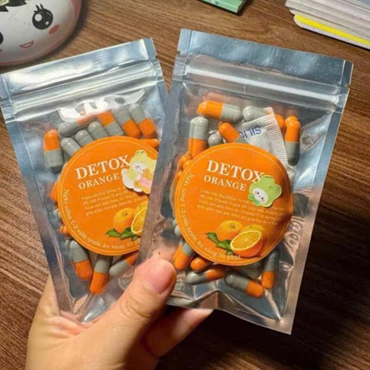 Viên uống giảm cân Detox Orange Slim - Bịch 30 viên - Xuất xứ Thái Lan - Mã số 1553B