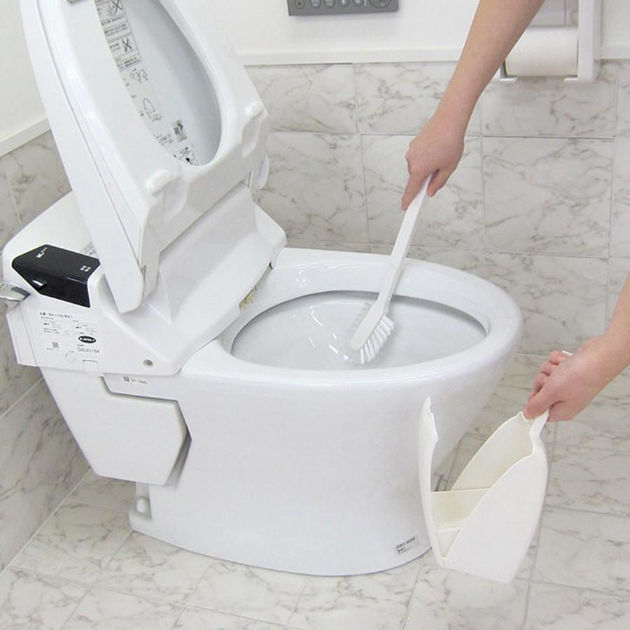 Chổi cọ toilet kèm hộp đựng TOWA Nội địa Nhật Bản