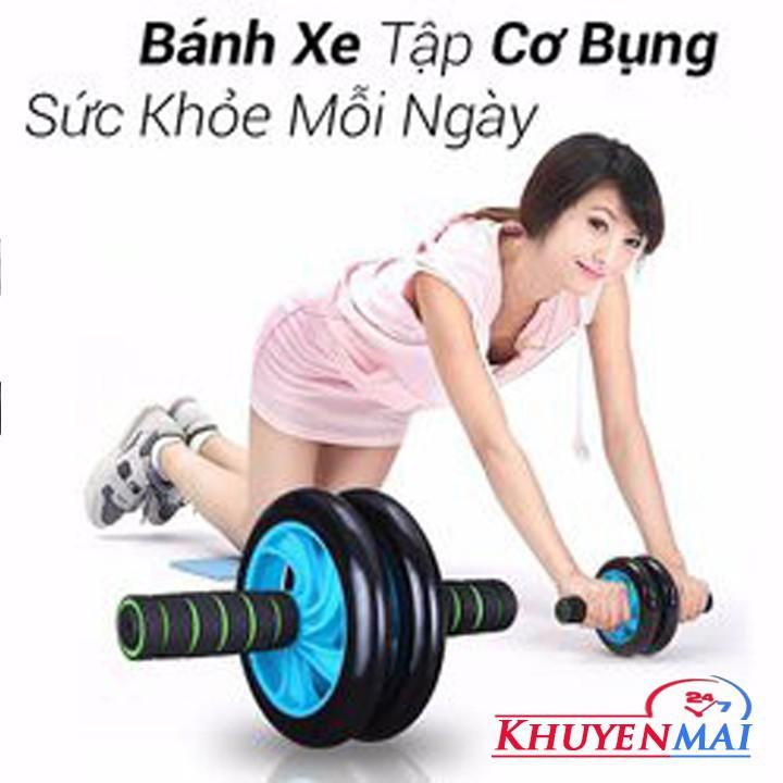 Bánh xe lăn tập cơ bụng