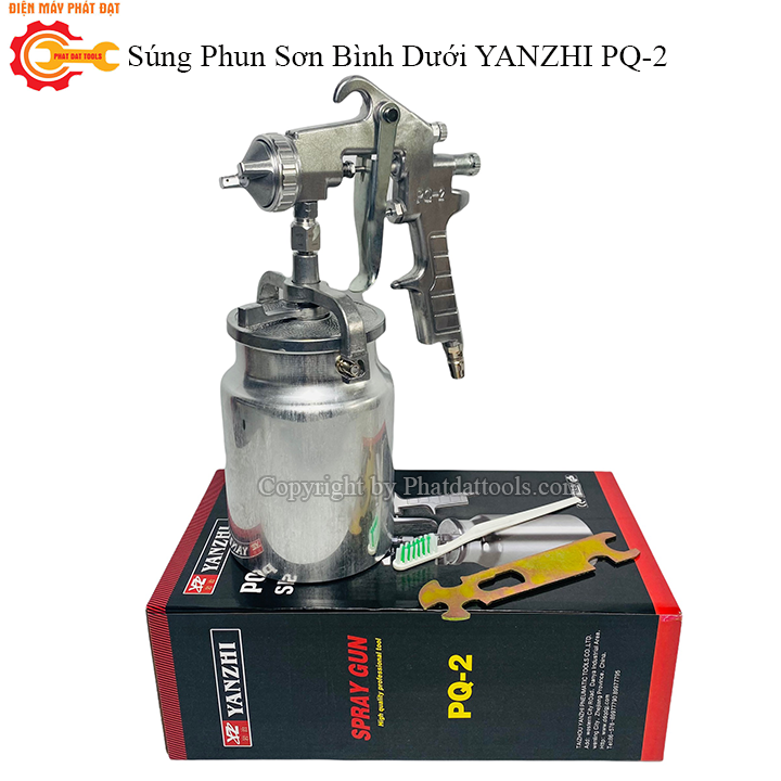 Súng Phun Sơn Bình Dưới YANZHI PQ-2-Dung Tích 1000ml