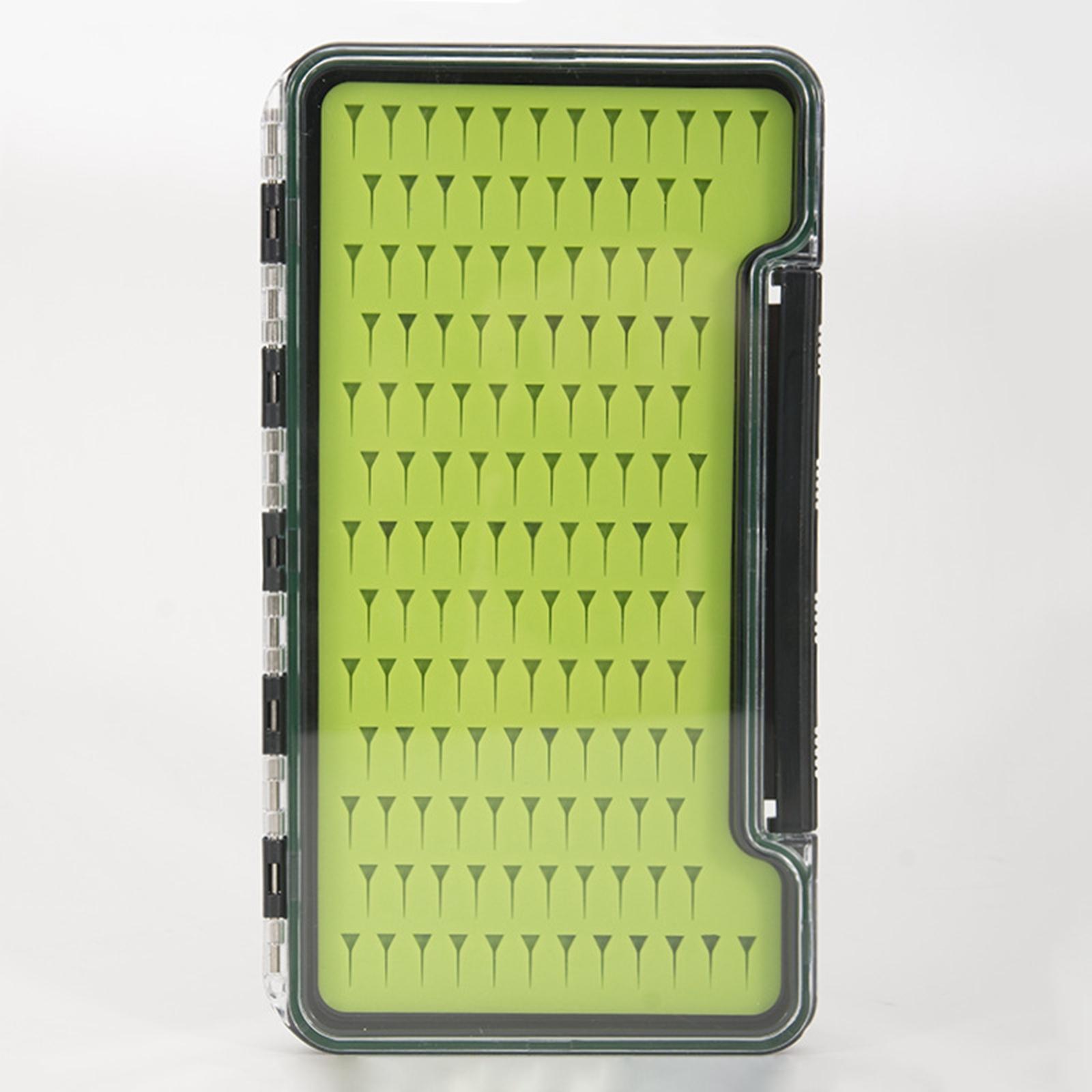 Portable Fly Fishing Box Clear Lid Baitcasting Organizer