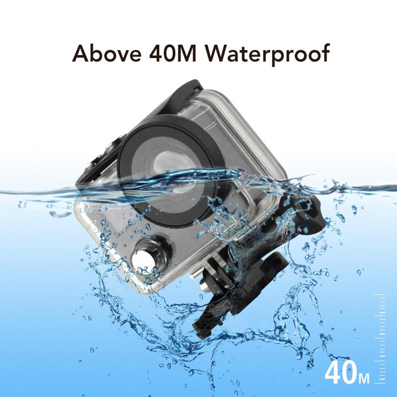 Máy quay video Video 4K của WaterProof Sport Pro Action Cam Camera 4K với WiFi