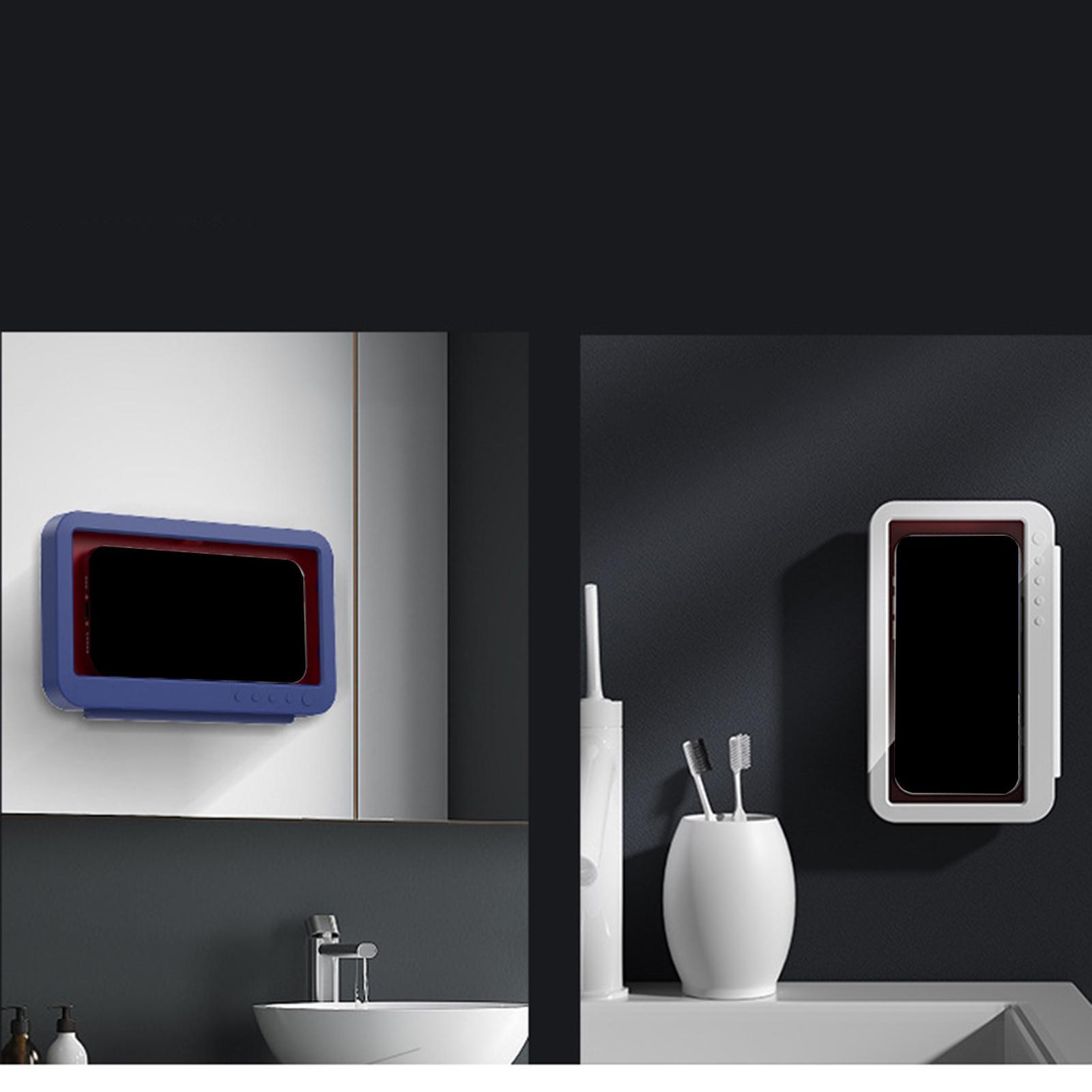 Wall Mounted  Waterproof Phone Storage Case Punch