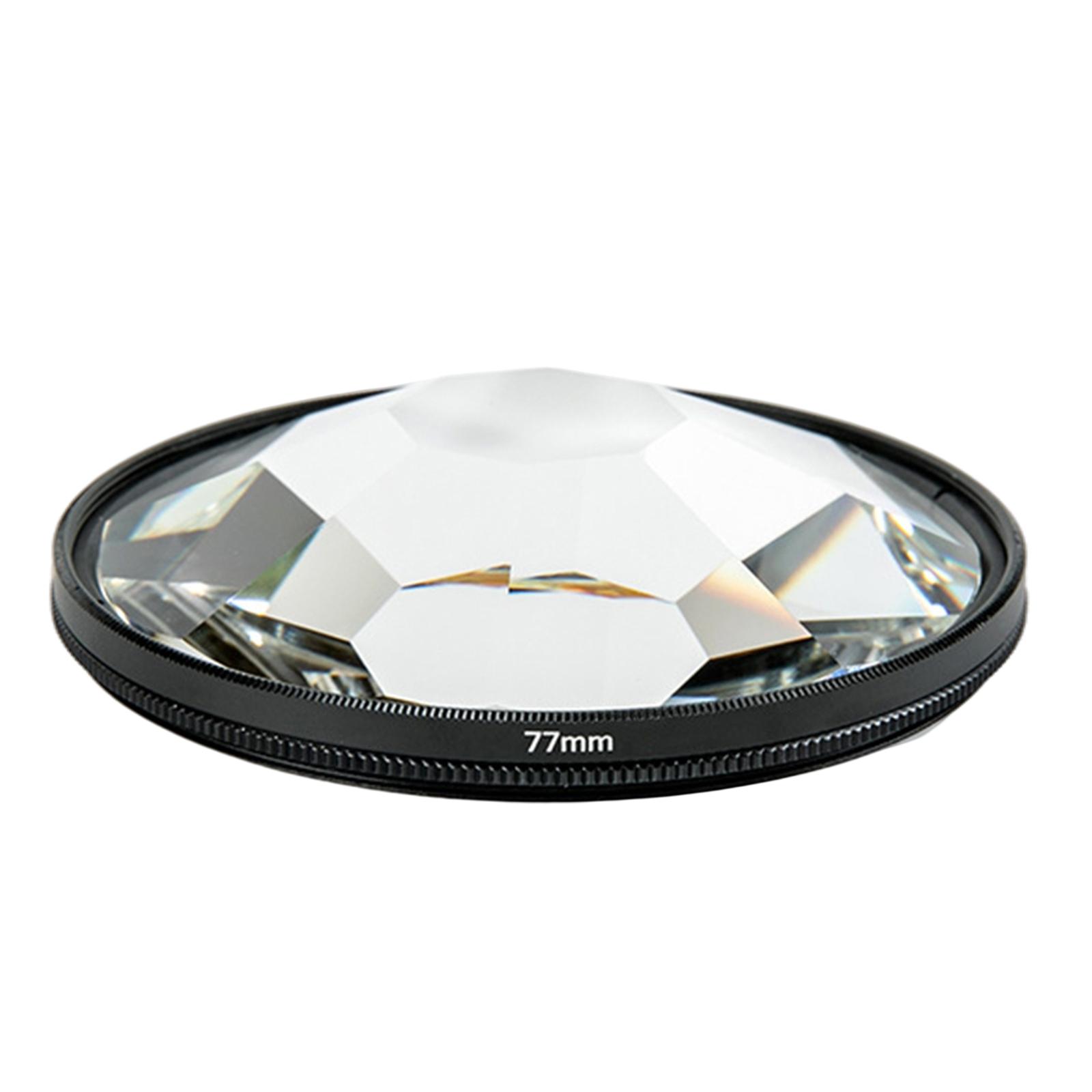 Kaleidoscope Prism Camera Glass Filter Lens Variable Number of Subjects SLR