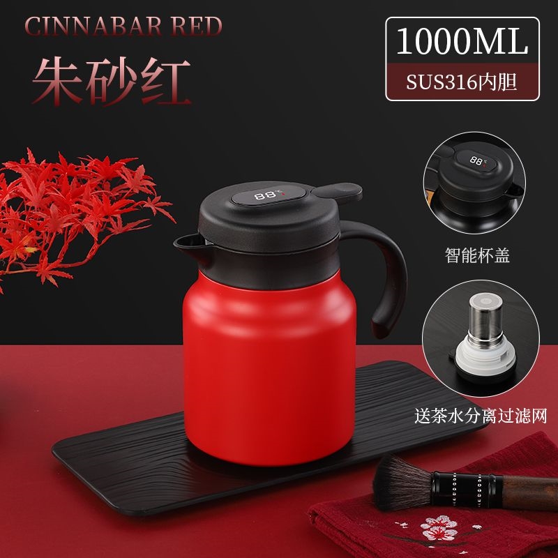 ẤM PHA TRÀ GIỮ NHIỆT INOX - LỌC TRÀ CAFE Dung Tích 1000 ml Tiện Lợi.