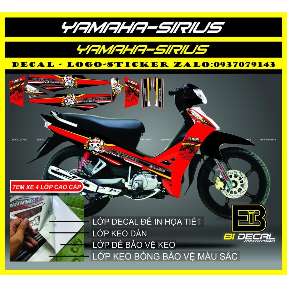 Tem rời dành cho Sirius Racing boy