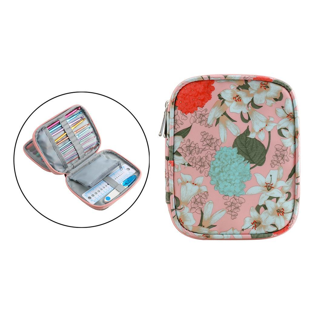 Knitting Crochet Hook  Case Empty  Organizer Pink