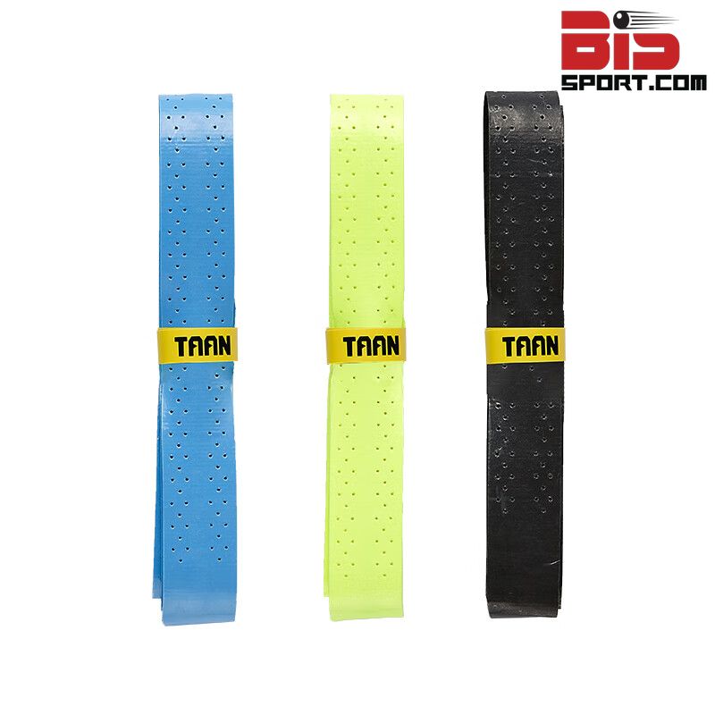 Bộ 3 Quấn Cán Vợt Cầu Lông Tennis Gân Taan TW03 - Chất Liệu PU , Siêu Thấm Hút Mồ Hôi , Cầm Chắc Tay ( giao màu ngẫu nhiên )