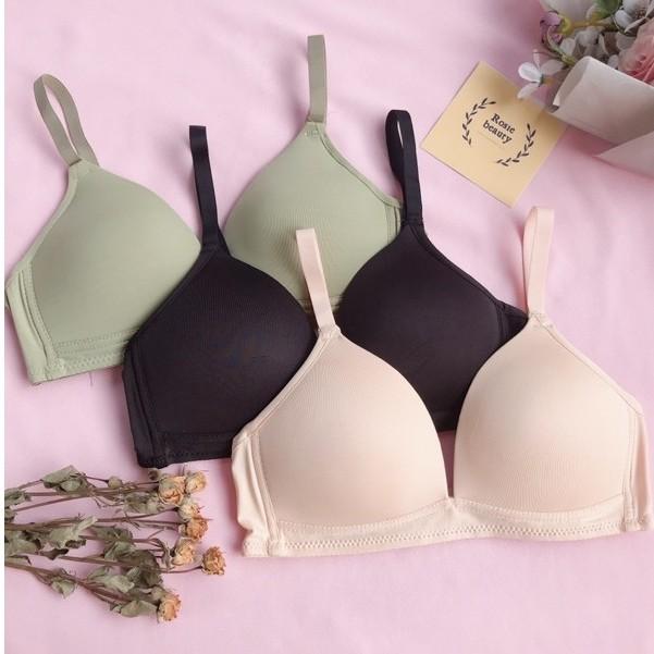 Áo ngực đúc su không gọng xuất Nhật đệm mỏng chống ung thư A/S119