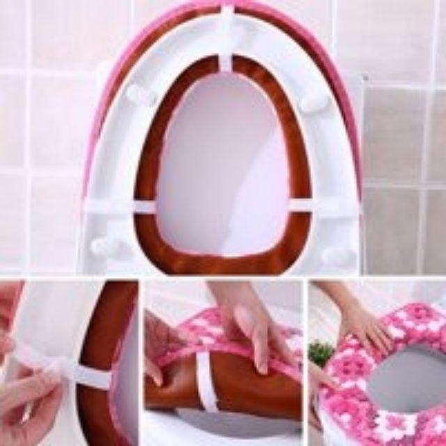 Miếng lót bồn cầu vải