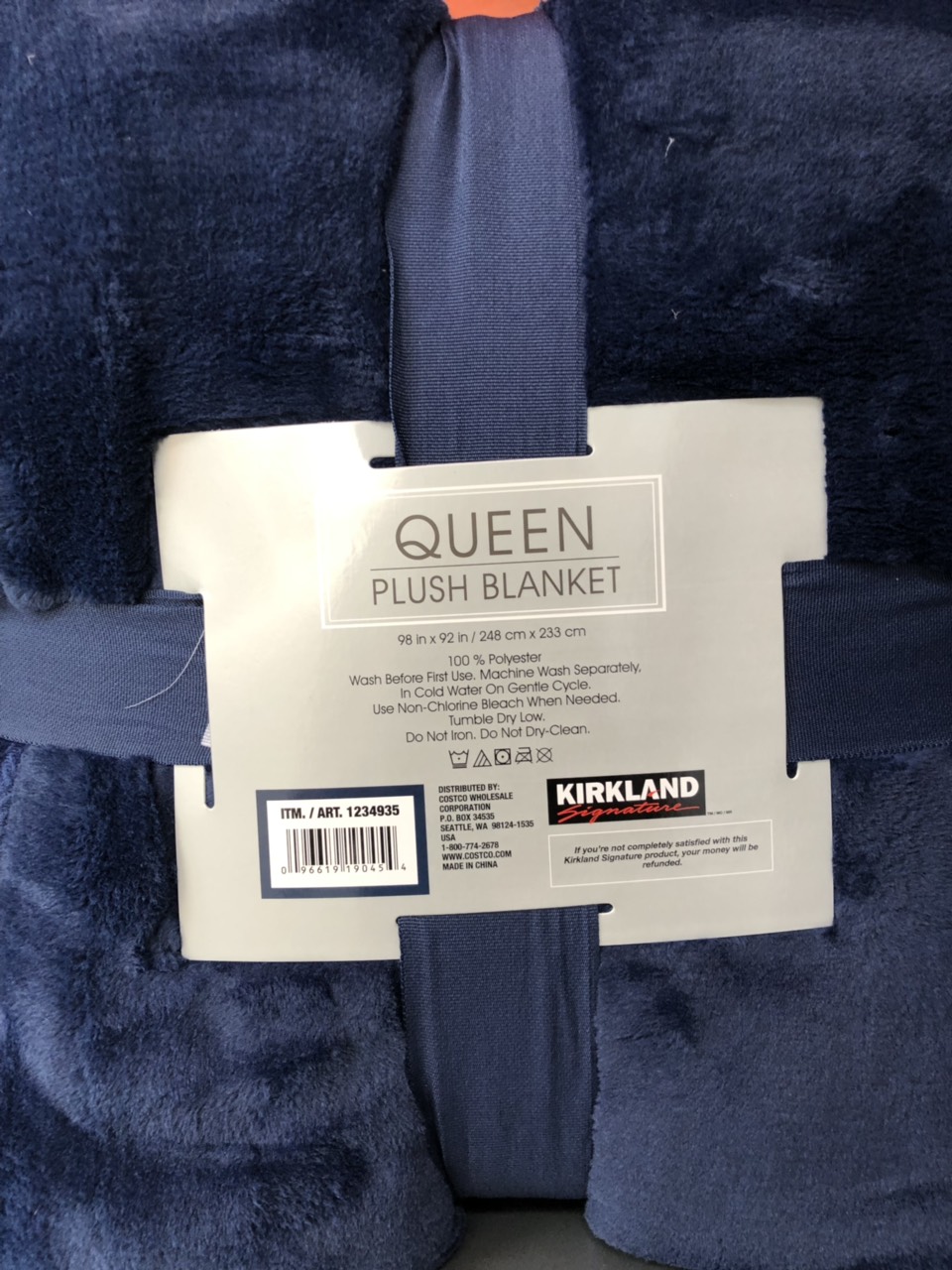 Chăn lông cừu KirkLand Plush Blanket Queen 248 x 233cm của Mỹ