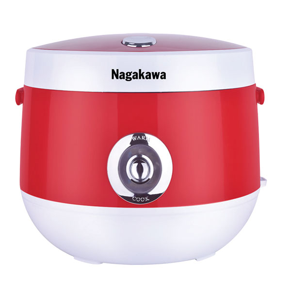 Nồi cơm điện Nagakawa NAG0101 - Màu Đỏ - Hàng chính hãng