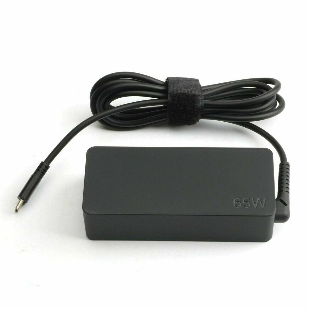 Sạc Tương Thích Cho Laptop Lenovo Thinkpad T490 T480 T470 E480 E490...X1 Carbon Yoga. Dành Lenovo Type C 20V-3.25A 65W TEEMO PC Hàng Nhập Khẩu