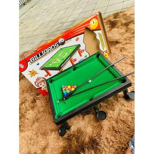 Bàn Bi A Mini – Bàn Bida Mini Cỡ Lớn 55x33x15cm Cho Bé Nhiều Kích Cỡ, Đầy Đủ Phụ Kiện - Hàng Mới Về