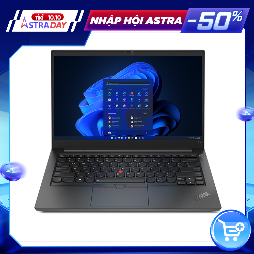 Laptop Lenovo ThinkPad E14 Gen 4 21E300DPVA | Core i5 - 1235U | 8GB | 512GB | 14" Full HD | Finger | LED key | Hàng chính hãng