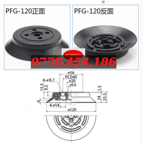 Núm Hút Cao Su Xuất Khẩu 1 Ngăn Dùng Hút Các Sản Phẩm Nặng, Mô Hình PFG