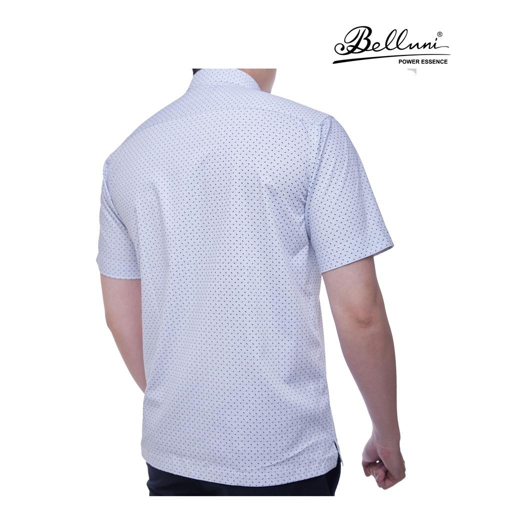 Áo sơ mi nam ngắn tay BELLUNI vải sợi tre thoải mái thanh lịch - ABN.BPS.BE.220.BL7