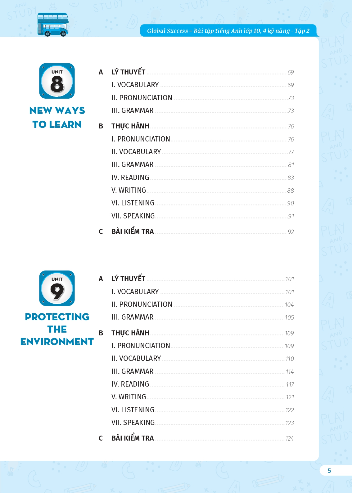 Sách bài tập tiếng Anh lớp 10 Global Success 4 kỹ năng Tập 2 Tặng kèm sách đáp án ThS Lê Vy VivianBooks
