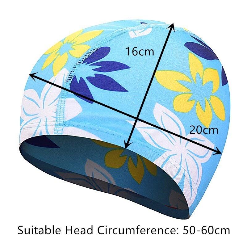 1PC New Soft Swimming Caps Waterproof Stretchable Ears Protection Long Hair Sports Swim Pool Hat Bathing Hat Adult Sport Hats