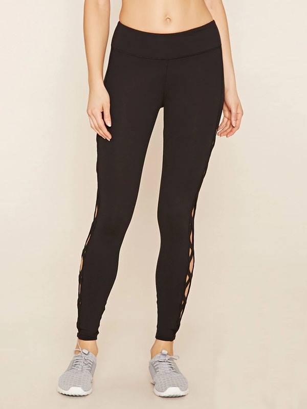 Quần Tập Legging Nữ ACTIVE CRISSCROSS-SIDE - SIZE S