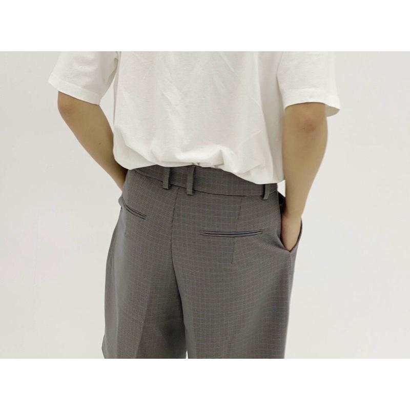 QUẦN SHORT VẢI KẺ ZII