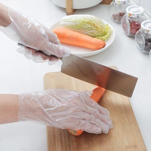 BỘ 100 GĂNG TAY NILONG LÀM BẾPMIỄN PHÍ GIAO HÀNGGĂNG TAY NILONG LÀM BẾP DÙNG 1 LẦN TỰ HUỶ SINH HỌC TIỆN DỤNG