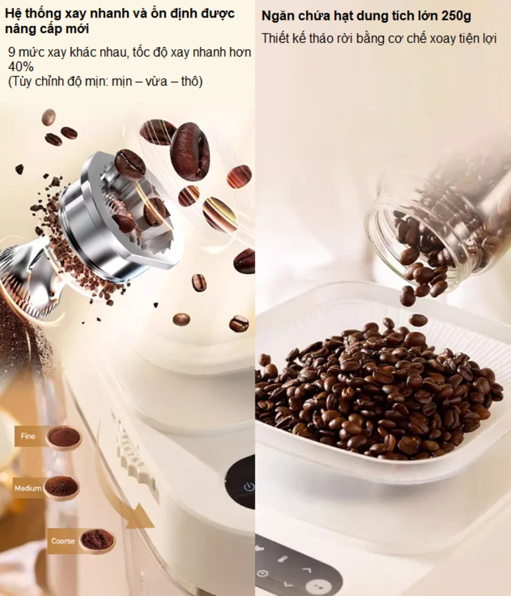 Máy pha cà phê nóng và lạnh Drip nhỏ giọt thương hiệu Hà Lan cao cấp Philips Morgen HD7997 920W - Hàng chính hãng