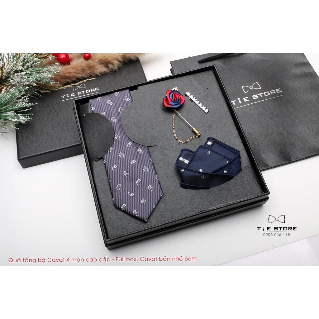 BỘ SET 4 PHỤ KIỆN CÀ VẠT - BỘ QUÀ TẶNG