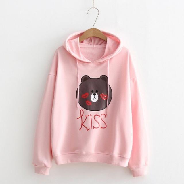 ÁO HOODIE GẤU KISS CAO CẤP