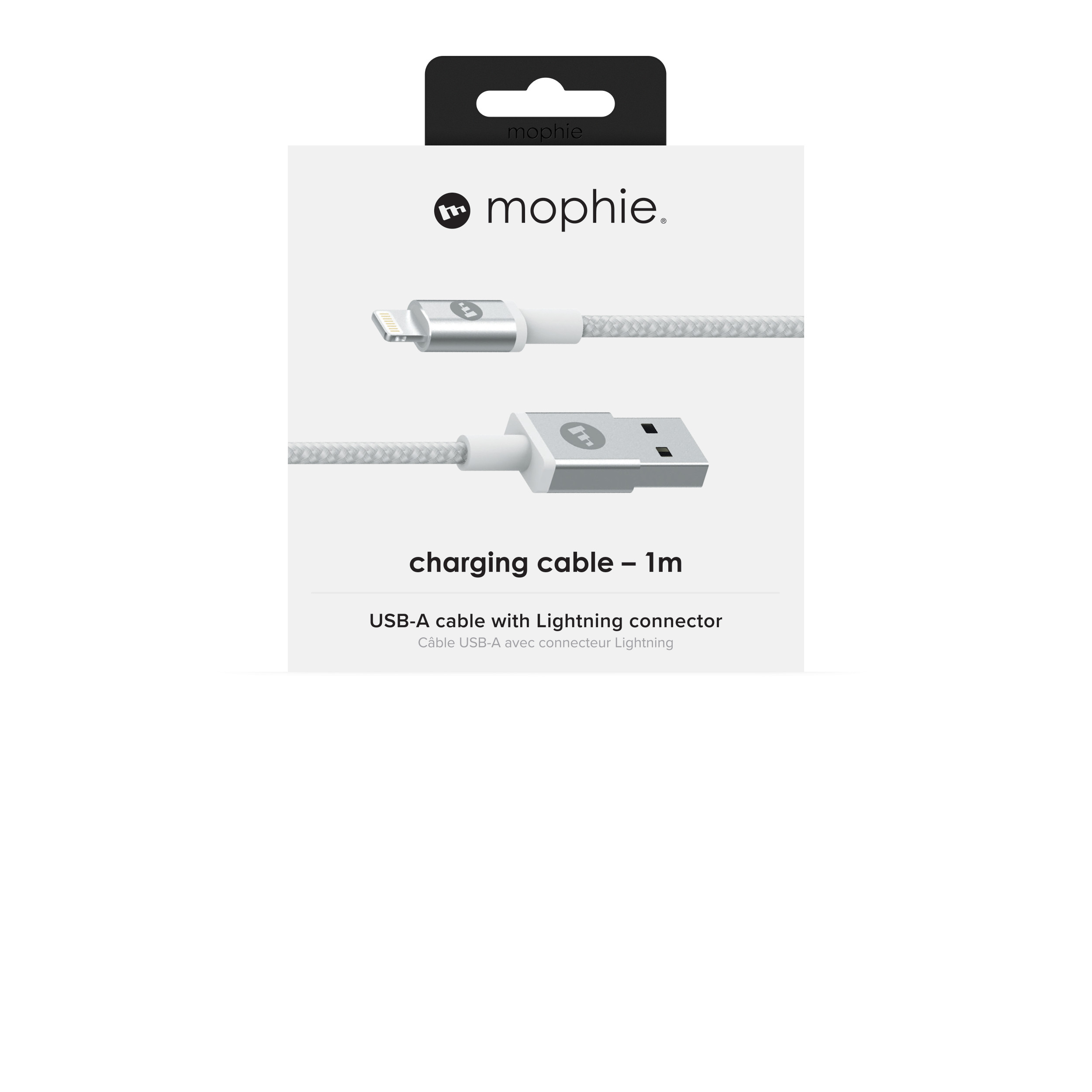 Cáp Lightning Mophie 1M White - 409903213 - Hàng Chính Hãng