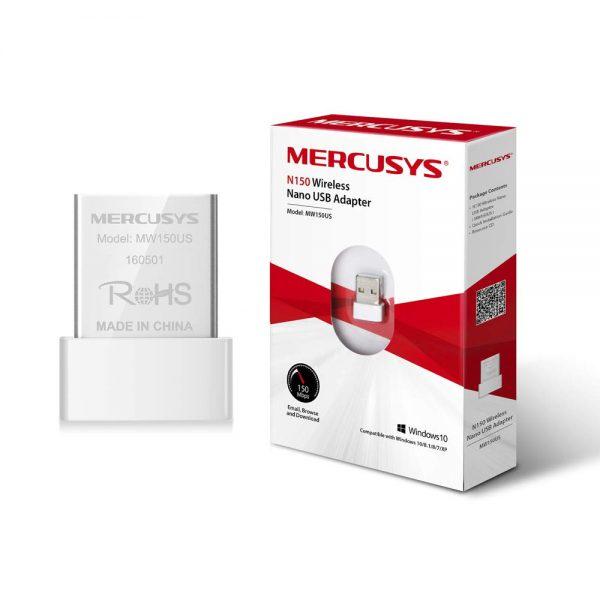 Usb wifi Mercusys 300Mbps tốc độ cao - Usb thu sóng wifi cho laptop PC máy bàn - Mercusys - Hàng chính hãng