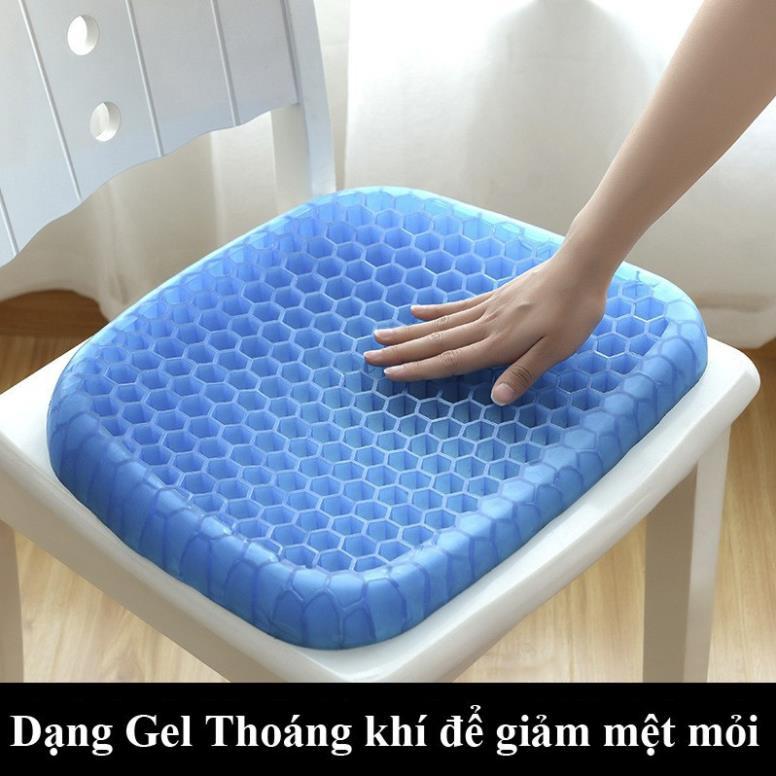 Đệm Gel Lót Ghế Văn Phòng, Lót Yên Xe Máy, Xe Ô Tô Thoáng Khí Siêu Mềm