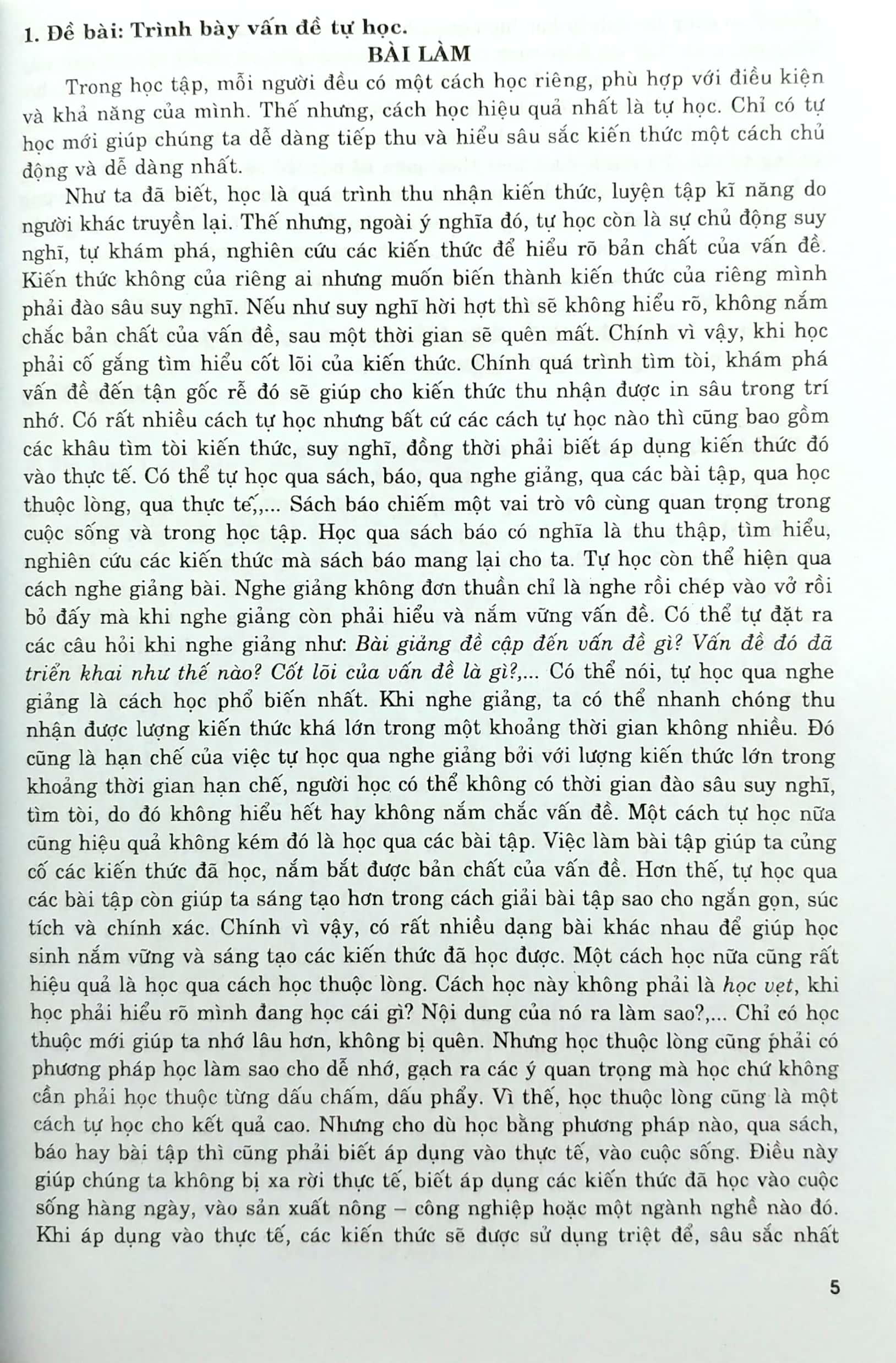 162 Bài Văn Chọn Lọc 9