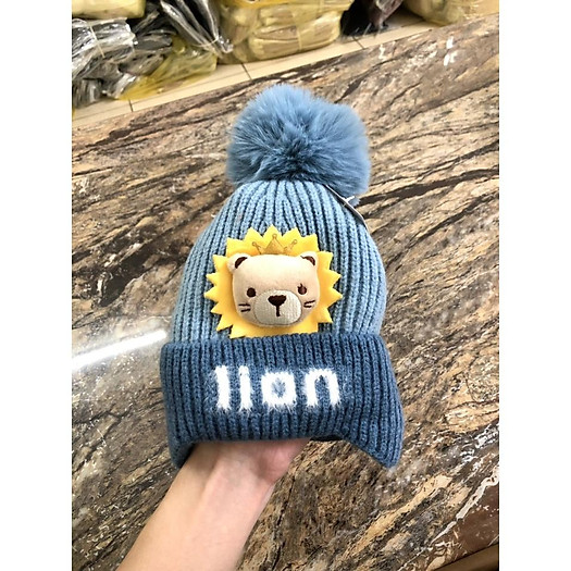 Mũ Len Lion Hình Sư Tử Mẫu Cực Đẹp Cho Bé
