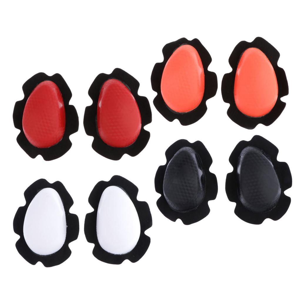 Motorcycle Protective Gears kneepads Knee Pads Slider Protector Cover Red