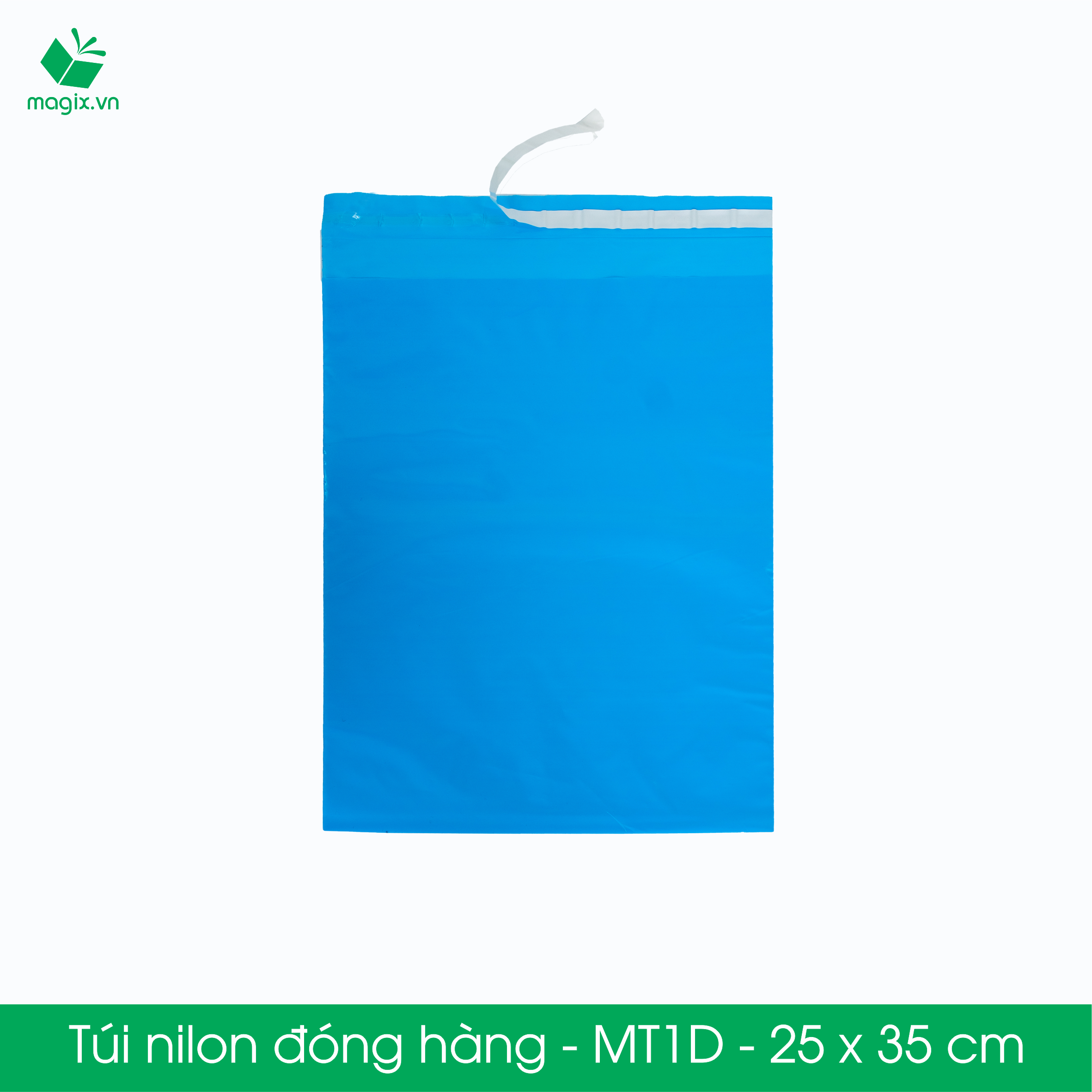 MT1 - 25x35 cm - Túi nilon gói hàng - 100 túi niêm phong đóng hàng