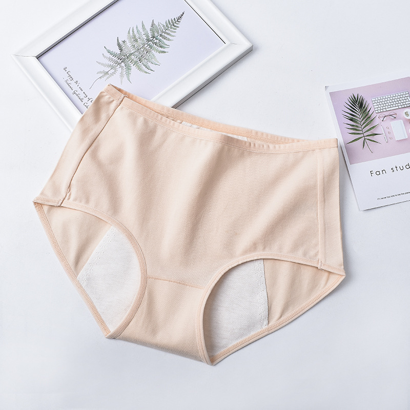Quần Lót Chống Tràn Nguyệt San Trơn Cotton Thoáng Khí Cạp Vừa P471