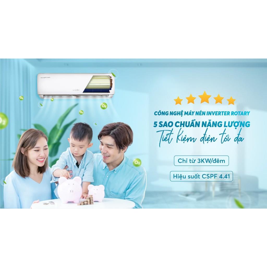 Máy điều hòa treo tường KAROFI KDC-WI12 - Lắp đặt miễn phí toàn quốc - Hàng Chính Hãng